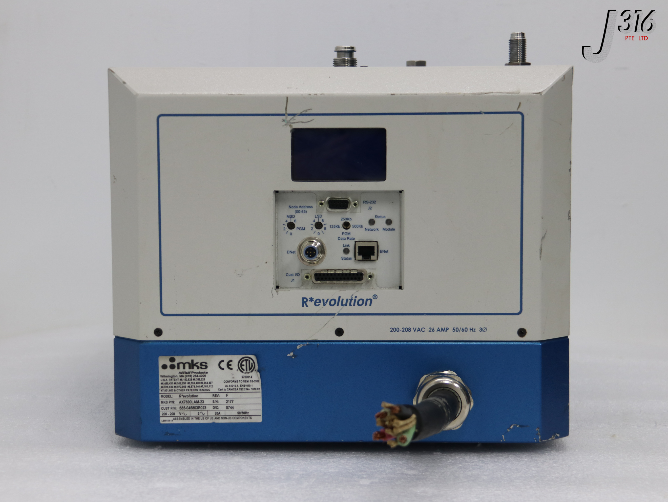 31322 MKS ASTEX R*EVOLUTION REMOTE PLASMA SOURCE AX7690LAM-23 | eBay